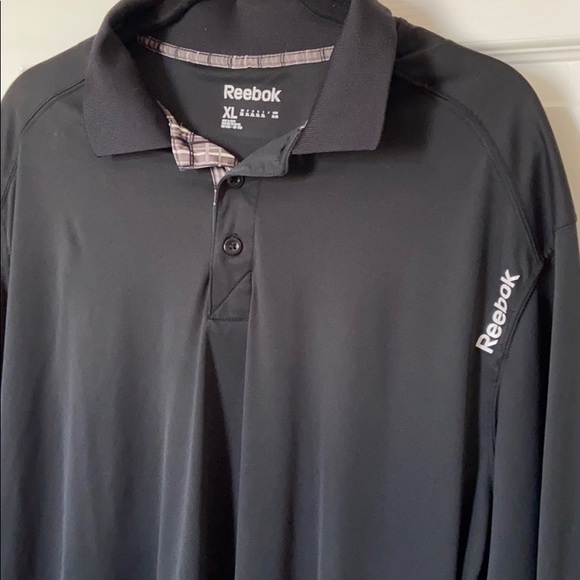 Performance material collard Reebok shirt - Picture 2 of 2